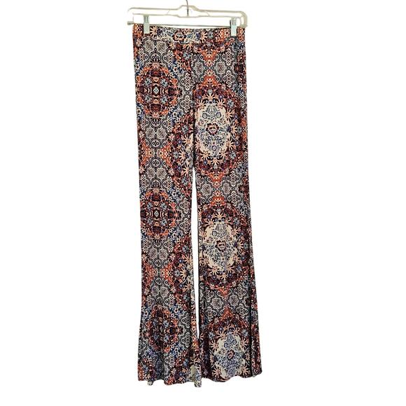 American Eagle Flare Pants Leggings Aztec Print sz S EUC - Picture 2 of 7